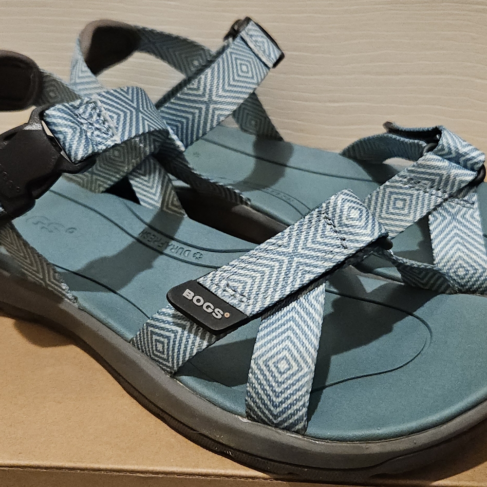 BOGS Women's Teal Geometric Sandals